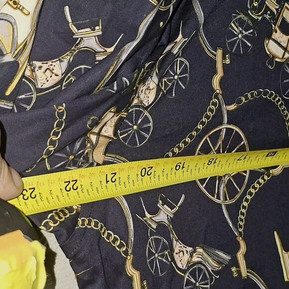 Paisley & Gray Big & Tall Mens Slim Fit Coach Print Button Down Long Sleeve XXL - Picture 9 of 12